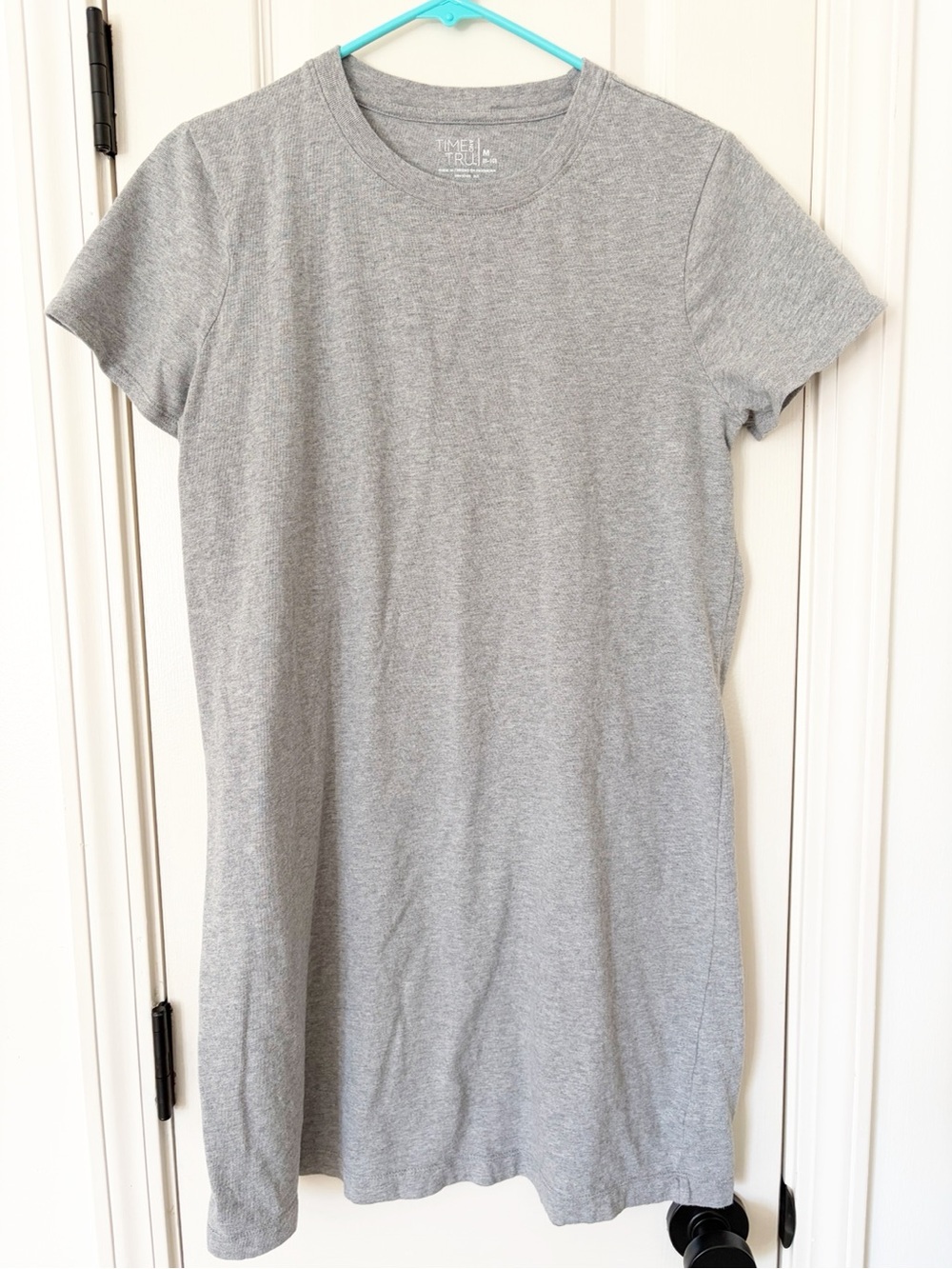M 8-10 • time & tru gray t shirt dress